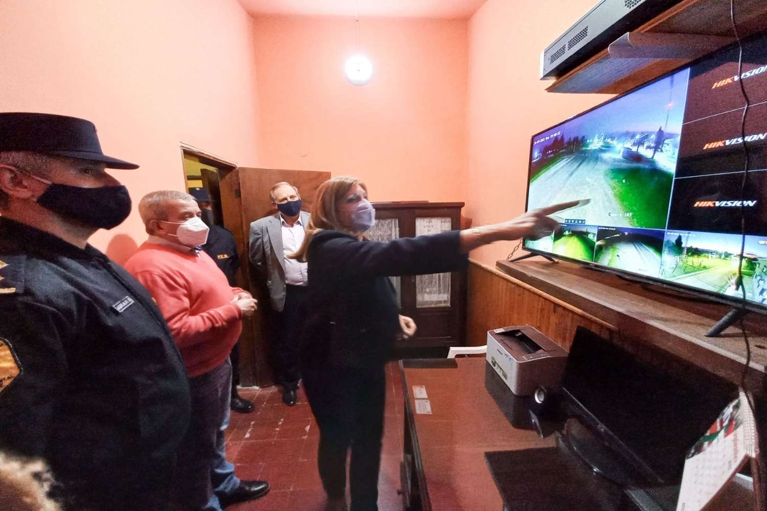 La ciudad de Urdinarrain amplió su sistema de videovigilancia 