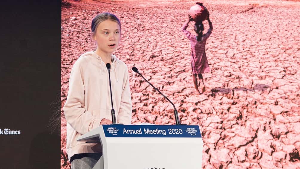 Greta Thunberg acusó a los políticos de "no hacer lo suficiente" para frenar el cambio climático