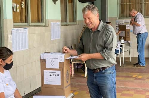 Galimberti votó en Chajarí: “Es un día de fiesta en términos de la democracia”