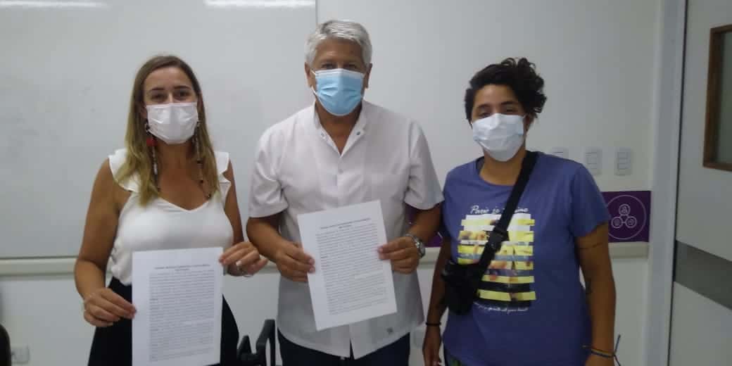 El Hospital firmó un  convenio de cooperación  con el Club Juventud Unida