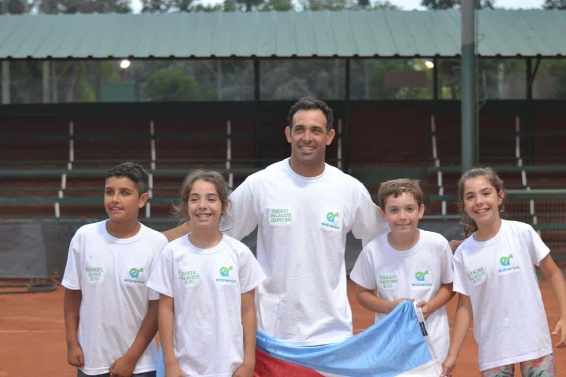 Tenis: Con Chesini, Entre Ríos finalizó cuarto en el Nacional Sub 10