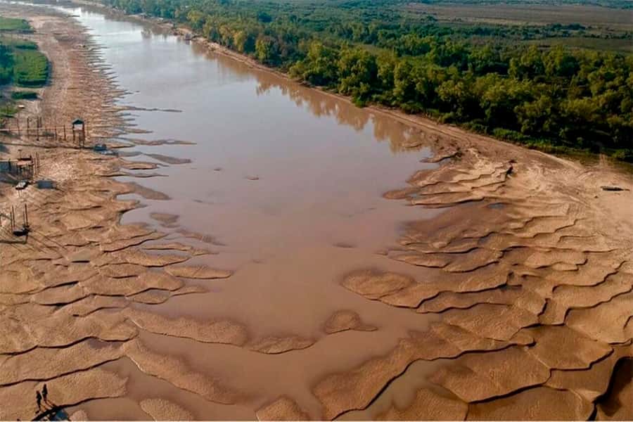 Medidas precautorias ante  la bajante del río Paraná 