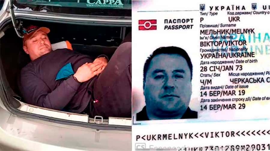 El ucraniano que iba en el baúl de un auto en Entre Ríos, cayó preso con 967 kg de cocaína