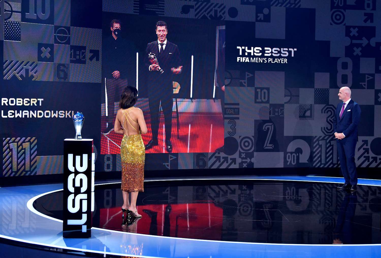 Lewandowski superó a Messi y se quedó con el premio "The Best"
