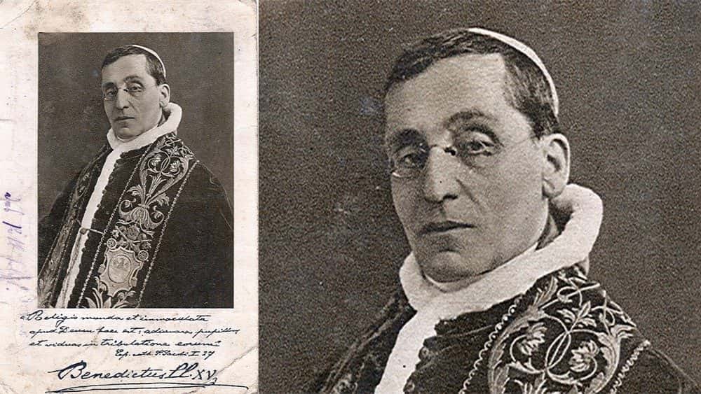 Hace cien años moría Benedicto XV, al servicio de la paz entre los pueblos