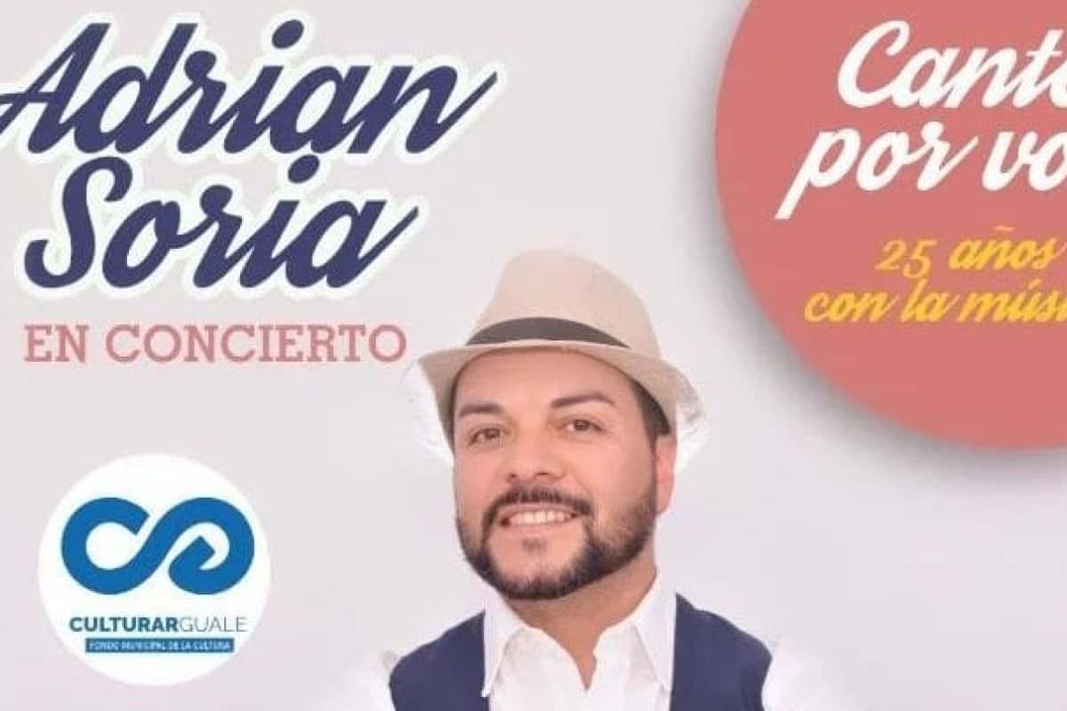 Culturar Guale: Adrián Soria festeja sus 25  años con la música