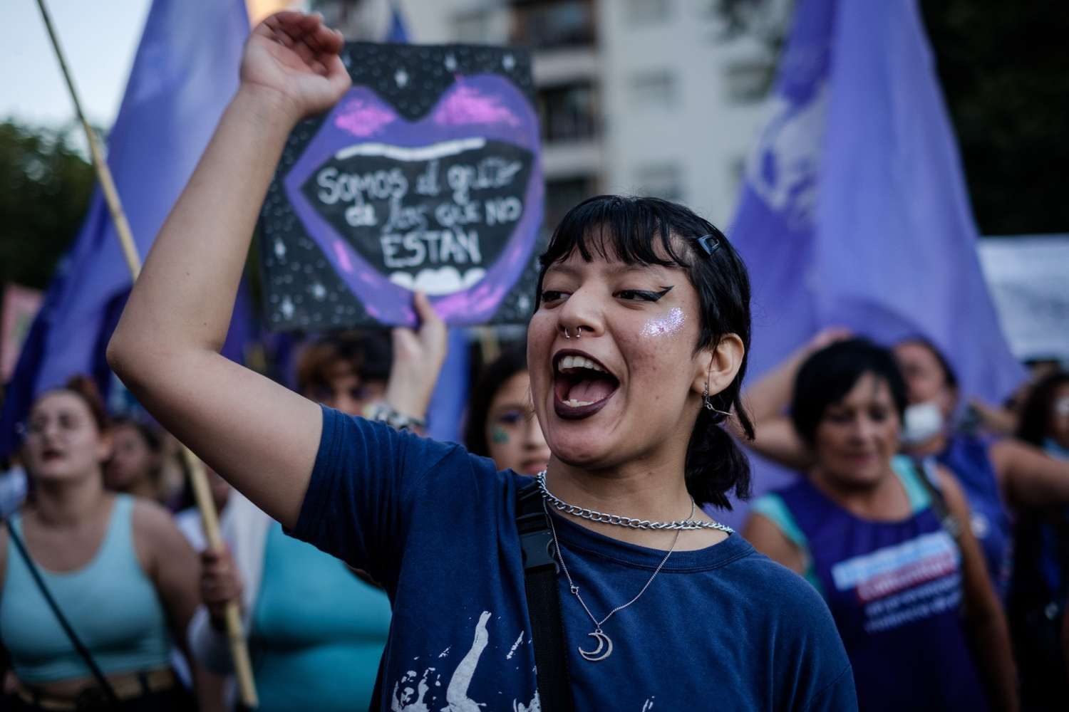 8M: Colectivos de mujeres y disidencias se movilizaron en  todas las provincias argentinas