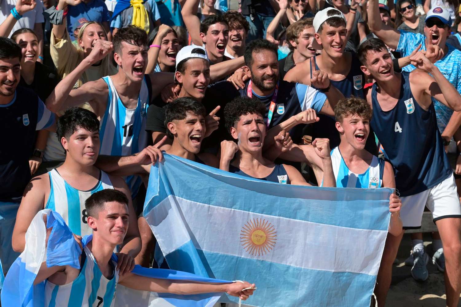 Oro para Argentina en Hockey 5 y Beach Handball, en los Juegos Suramericanos de la Juventud