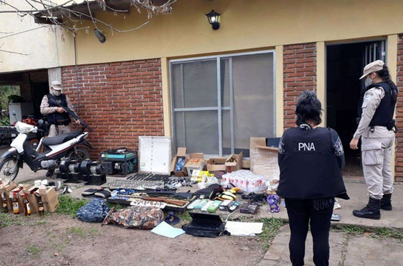 Megaoperativo en Colón: hubo nueve allanamientos y un detenido