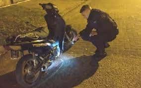 La policía local secuestró una moto presuntamente robada