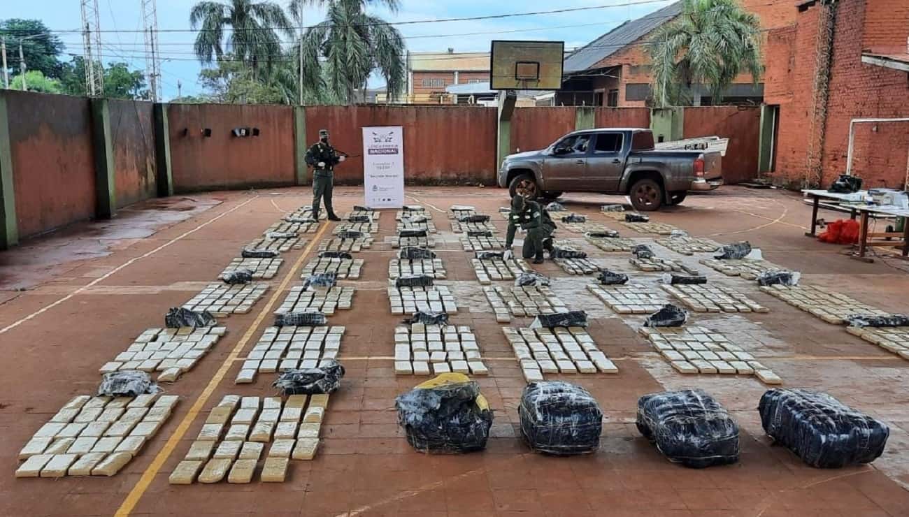 Gendarmería secuestró más de diez toneladas de droga