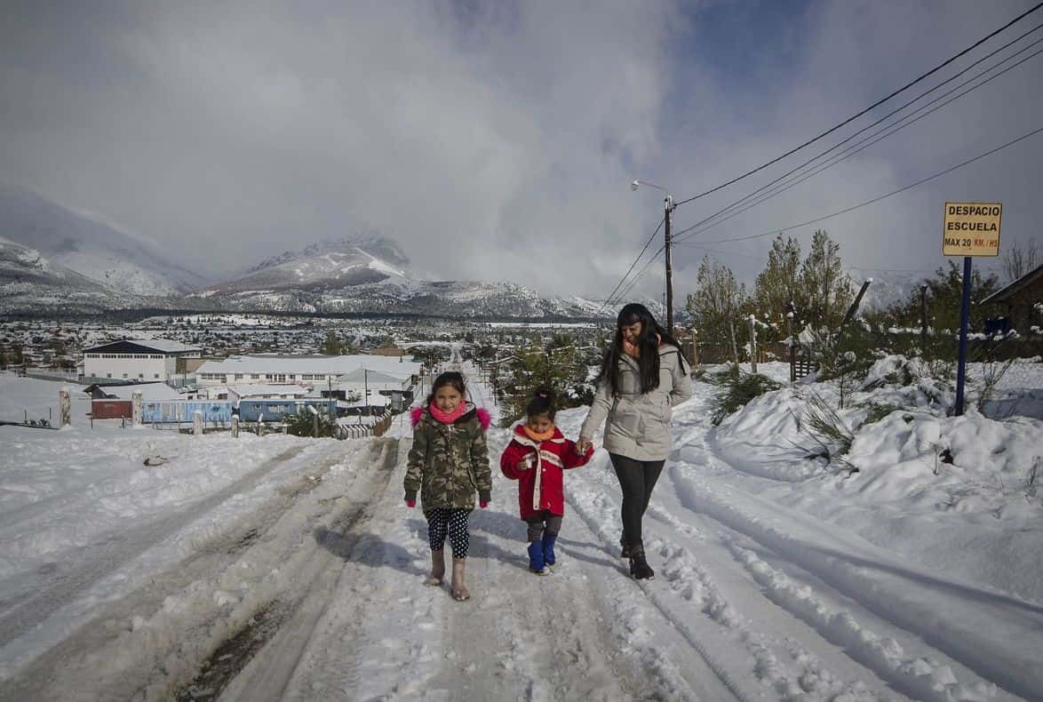 Bariloche recibió su primera nevada 