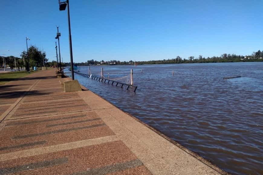 Anticipan nueva creciente del río Uruguay, con valores significantes en los puertos