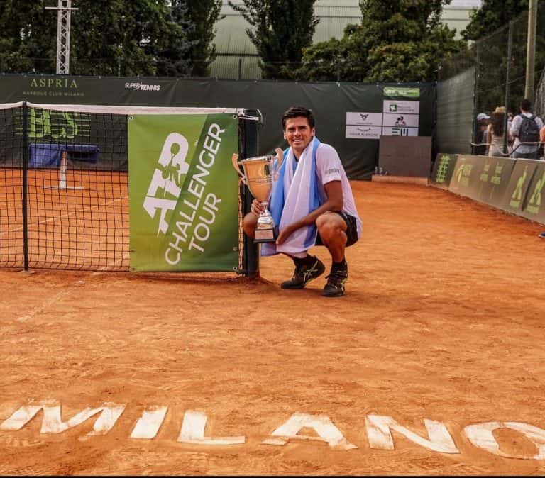 Tenis: El argentino Coria se quedó con el Challenger de Milán en Italia