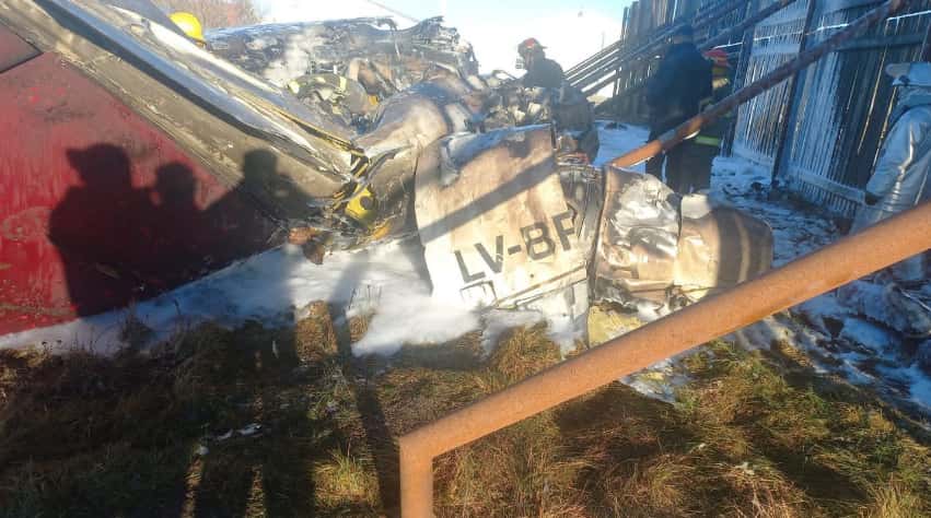 Cuatro muertos al caer un avión en Río Grande