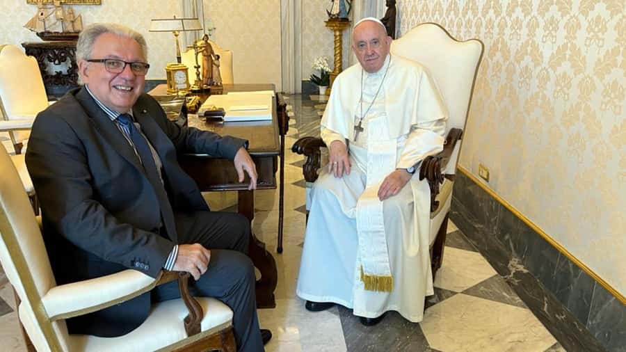 El Papa y el rector de la UBA sobre la educación técnica