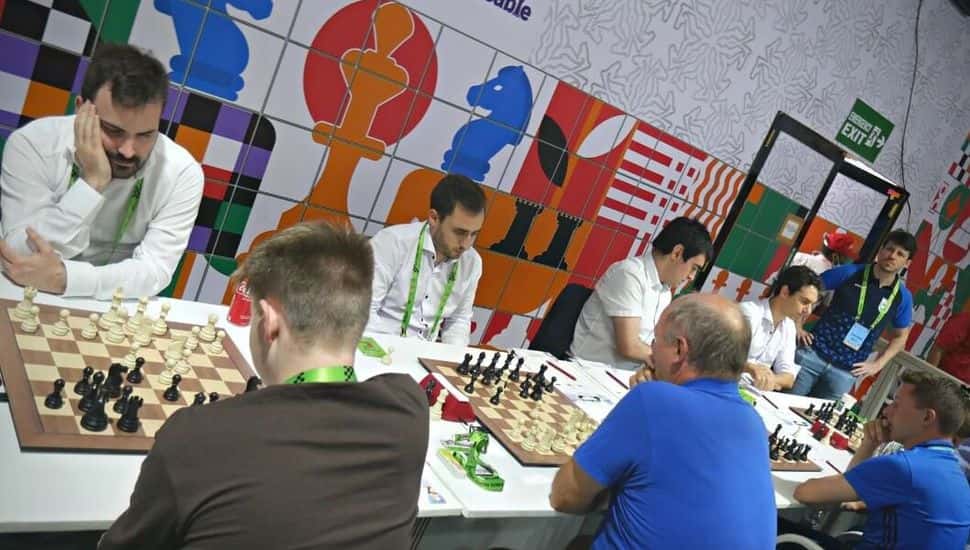 Equipo masculino argentino de ajedrez empata con Singapur