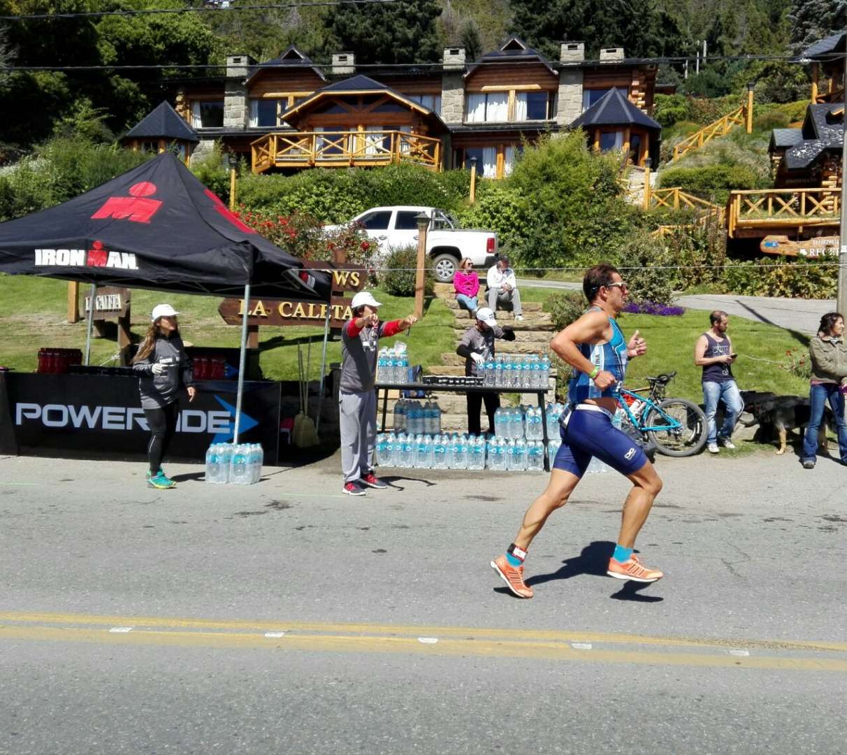 Fariña cumplió una gran labor en el Medio Ironman de Bariloche