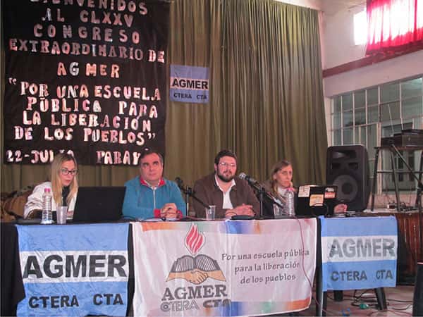  Agmer resolvió realizar un paro de 48 horas y votó otra huelga en suspenso