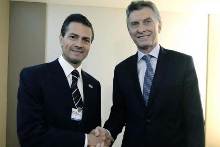 Macri recibe a Peña Nieto y firma acuerdos para estrechar la relación bilateral