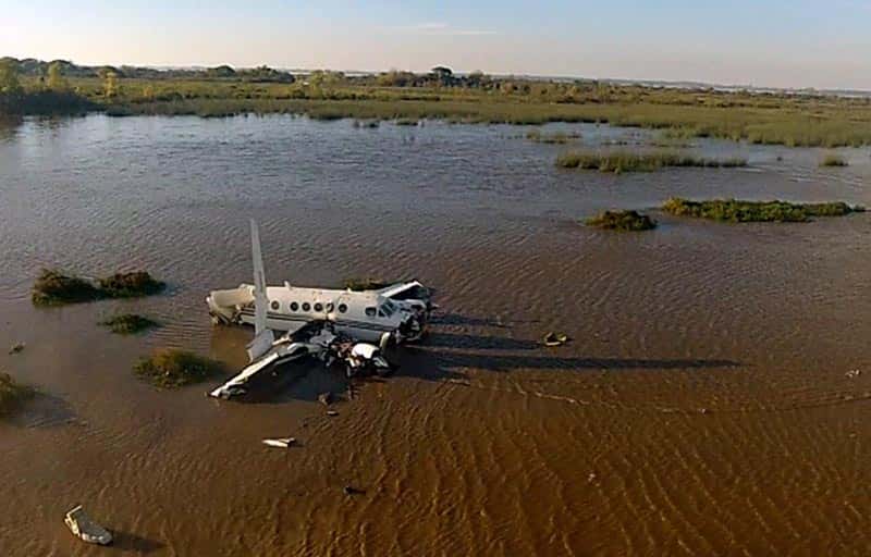 Informe oficial indica que el piloto del avión argentino que cayó en Carmelo en mayo estaba drogado