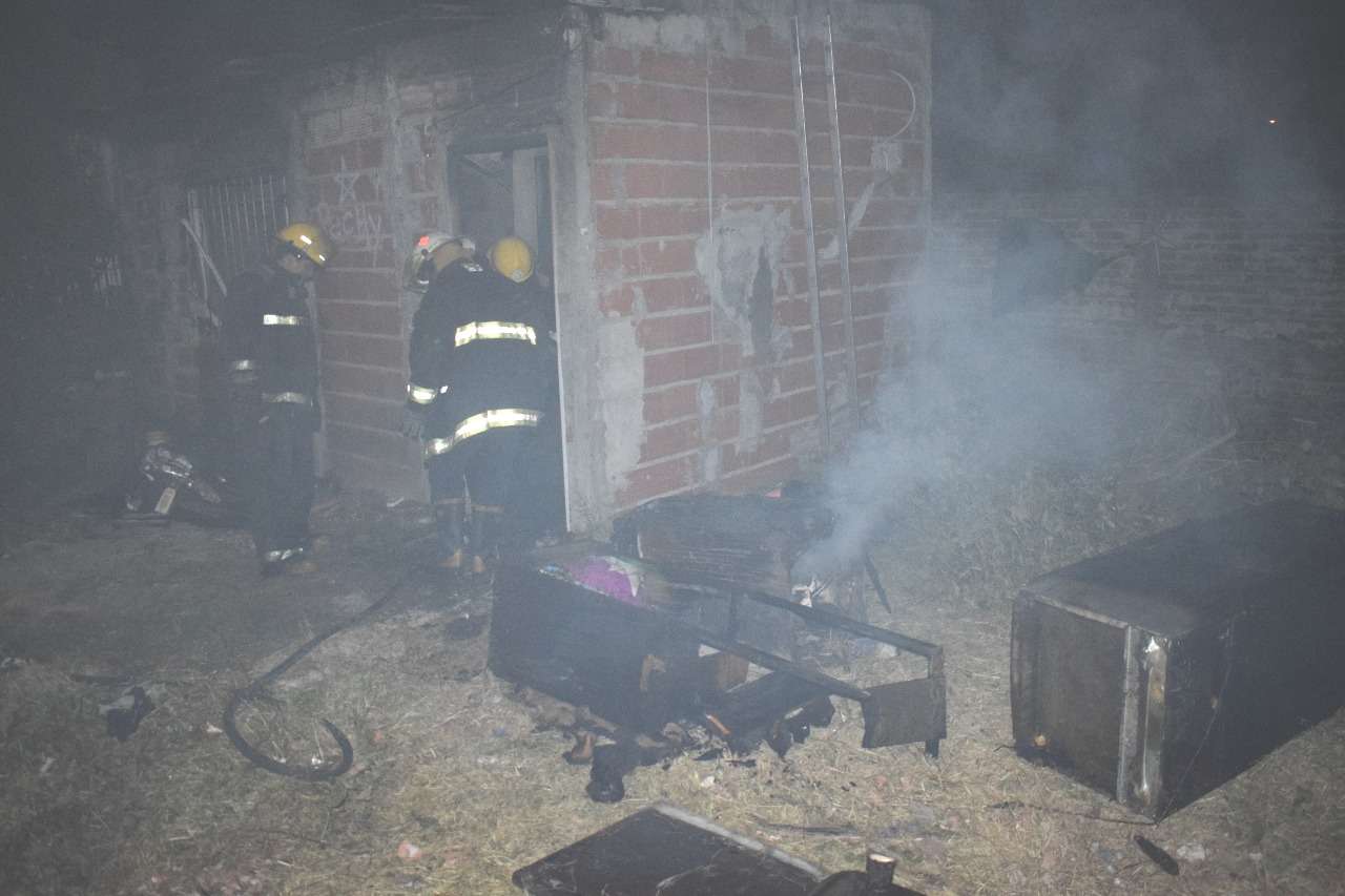 Incendio en una vivienda