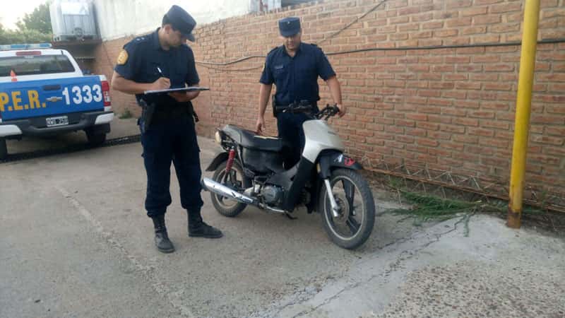 La Policía recupera una motocicleta sustraída