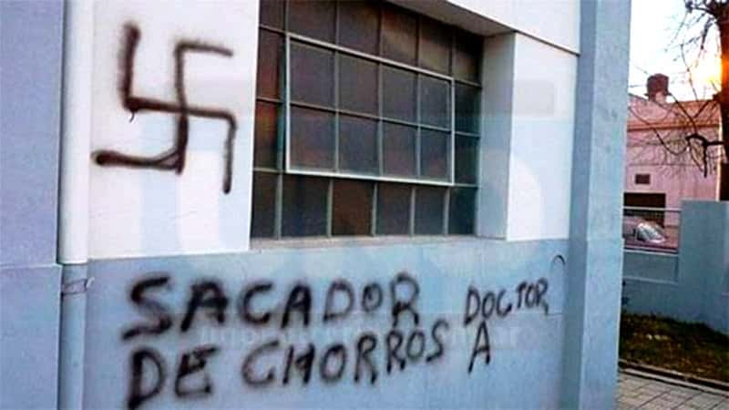 En Entre Ríos se hará el primer juicio por una pintada antisemita
