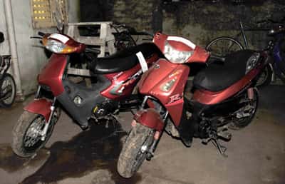 Otros dos individuos fueron detenidos por casos de robos de motocicletas