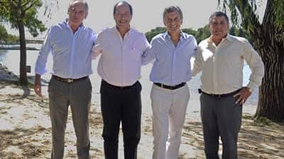  Sanz, Macri, Benedetti y De Ángeli se reunieron en nuestra ciudad 