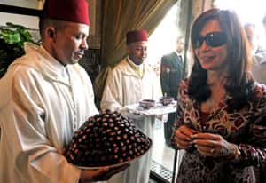 Cristina inició su visita a  la India y hoy se reúne  con el primer ministro
