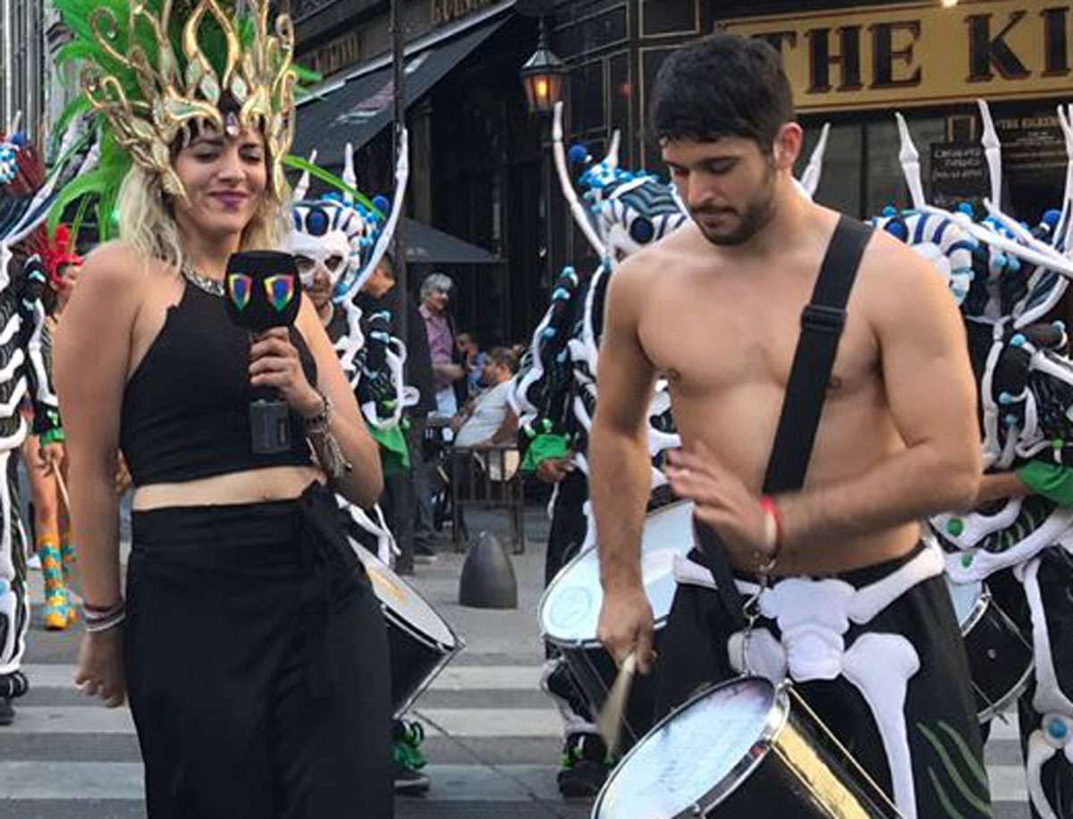 Fiesta porteña en el  lanzamiento oficial del  Carnaval del País