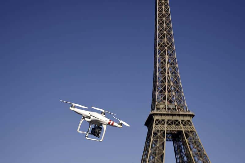 Un dron en París