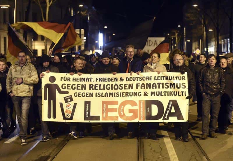 Protestas contra manifestaciones islamófobas en Alemania