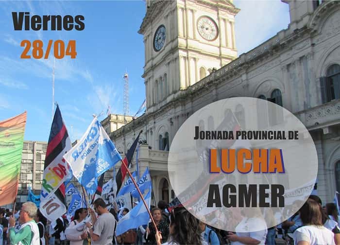 Este viernes Agmer realizará asambleas en el marco de la lucha por salarios 