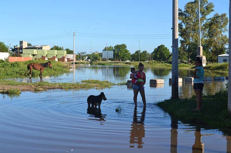 Por las inundaciones se estima que hay 12 familias autoevacuadas 