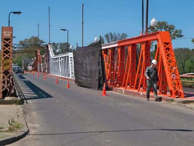 Avanzan los trabajos en el puente "Méndez Casariego"