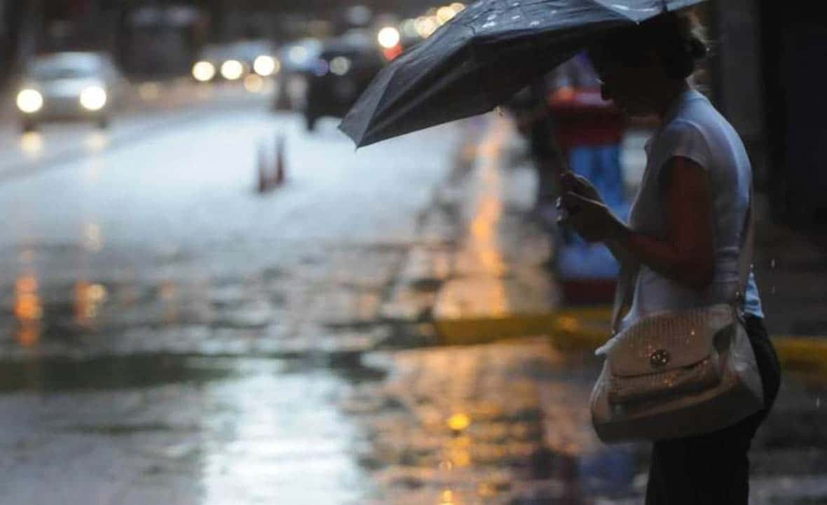 Alerta por tormentas fuertes con lluvias intensas para algunos departamentos de la provincia