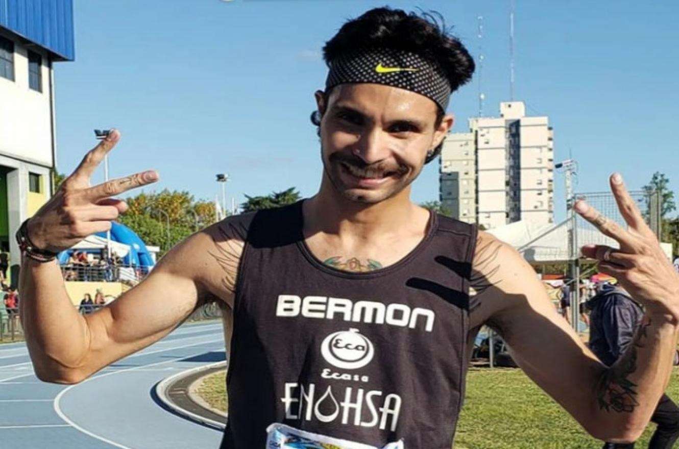 Federico Bruno estableció un nuevo récord en 5000 metros