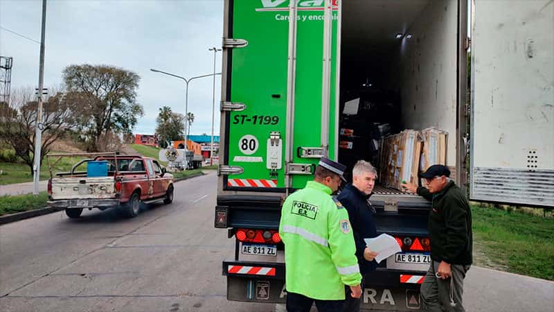 En Entre Ríos fueron secuestrados neumáticos ilegales