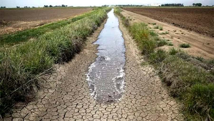 Imagen de archivo de los estragos que produce la sequía en la provincia.