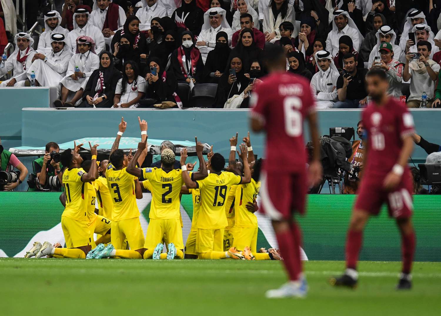 Ecuador debutó con valioso triunfo ante Qatar en el partido inaugural