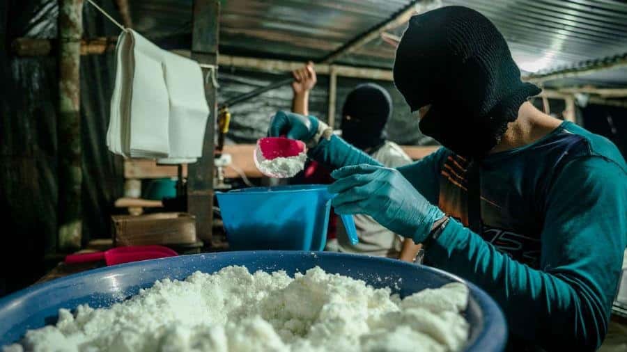 La producción de cocaína se disparó a niveles récord, según la ONU