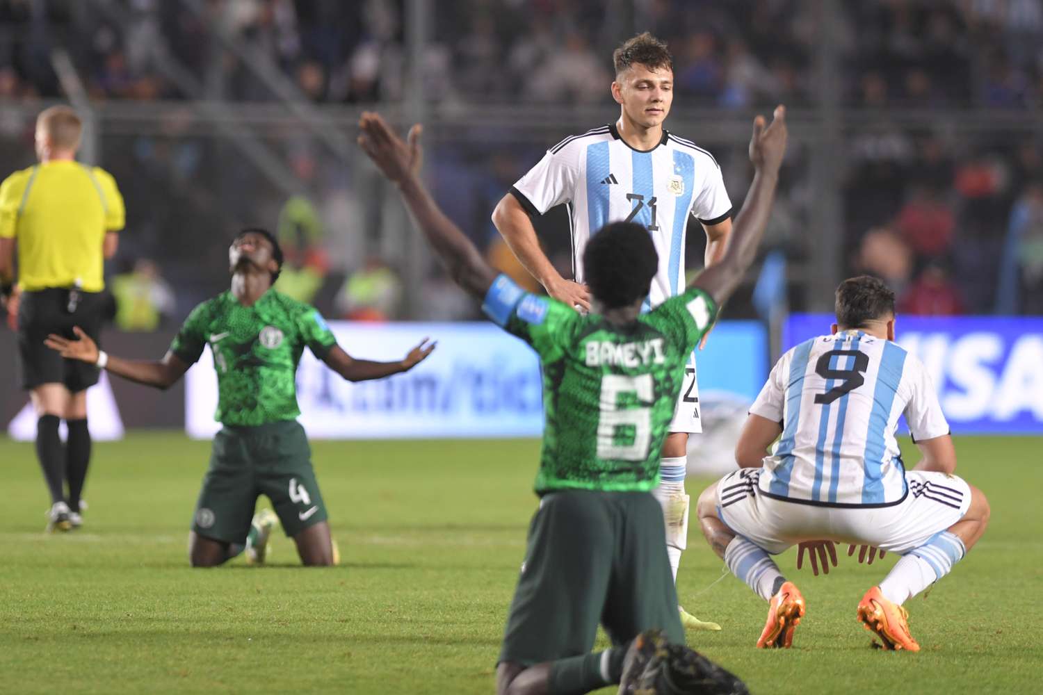 Argentina no pudo con Nigeria y se despidió del Mundial Sub-20