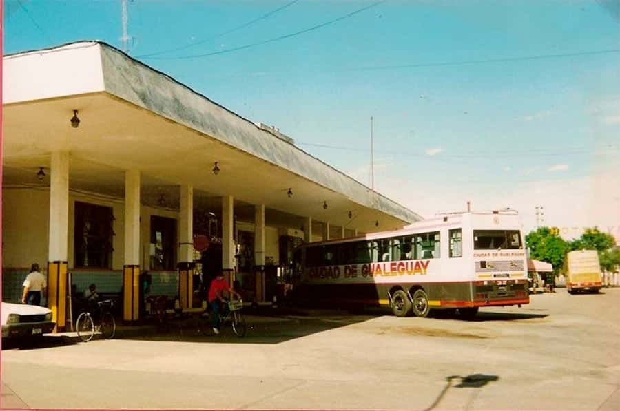 Imagen de archivo de la antigua terminal de ómnibus, predio que será transformado en un centro cívico, cultural, y comercial.