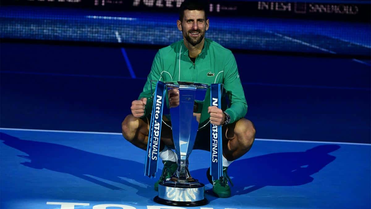 Historia viviente: Djokovic le ganó a Sinner y logró su séptimo ATP Finals