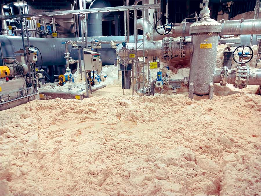Una rotura de cañerías en la fase final de la producción de celulosa generó otro derrame con productos químicos que obligó a paralizar la segunda planta que posee UPM Botnia en Uruguay.