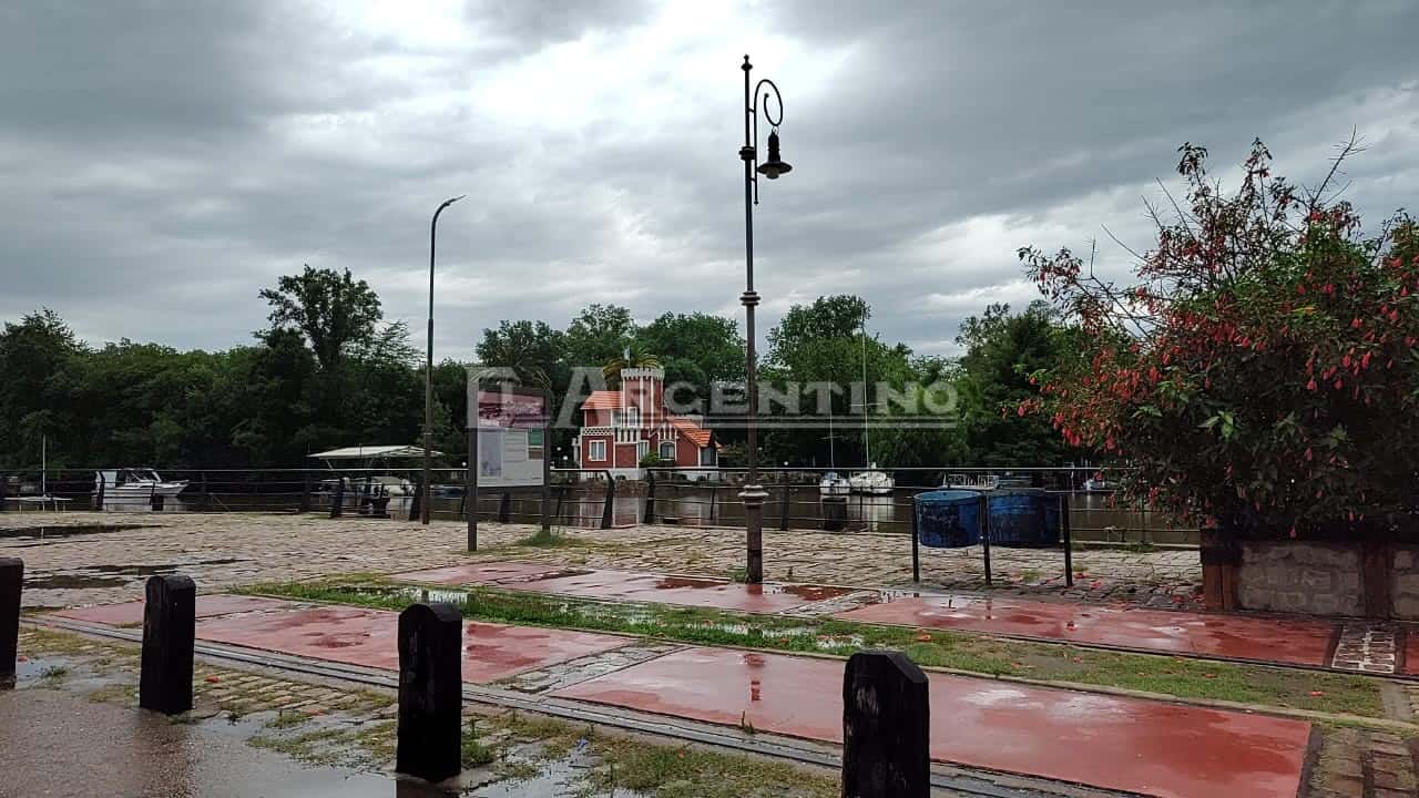 Mirá todas las fotos del temporal en Gualeguaychú: postes, árboles caídos y crecida del río