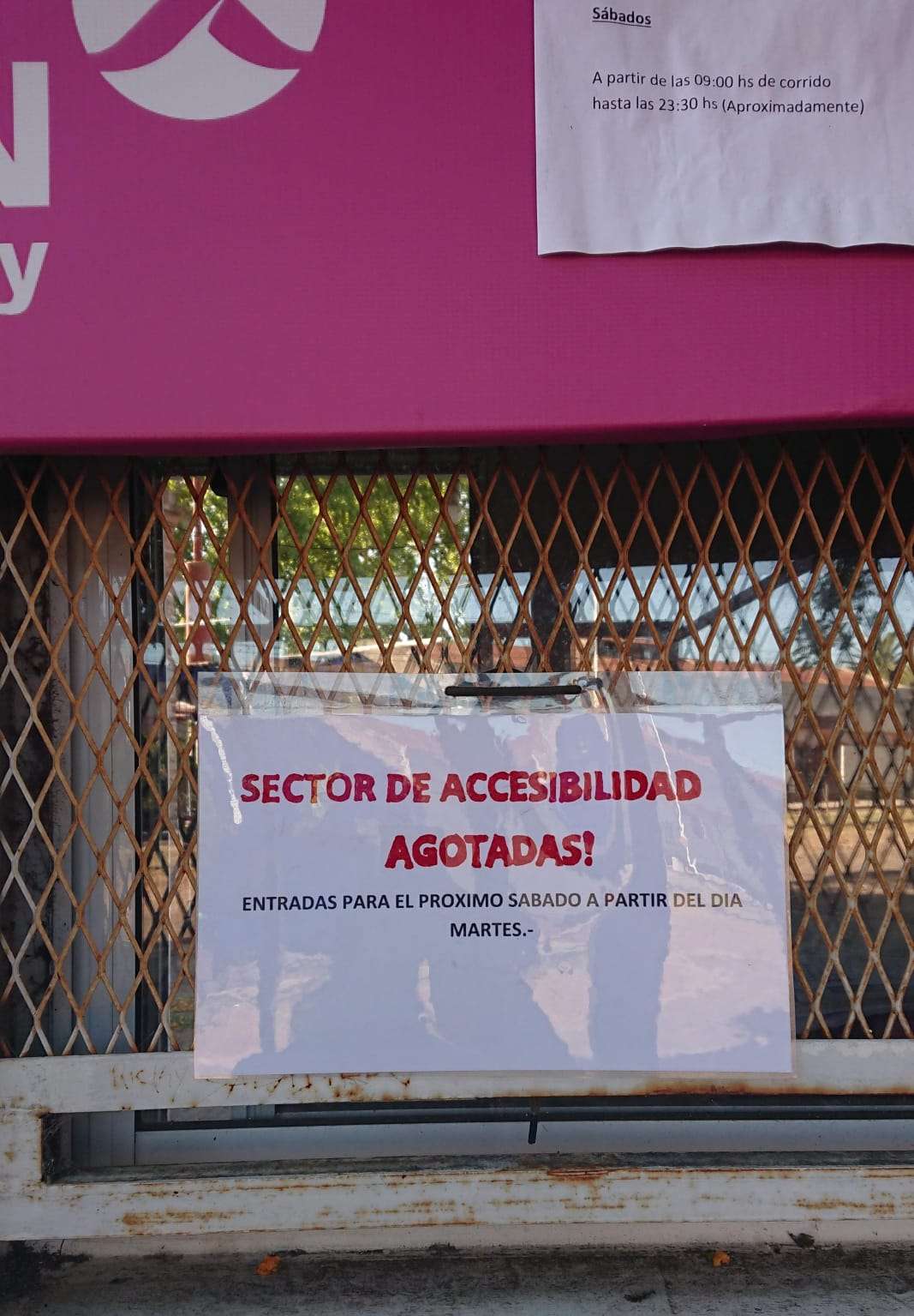 Colgaron el cartel de localidades agotadas para el sector de accesibilidad en el Carnaval del País