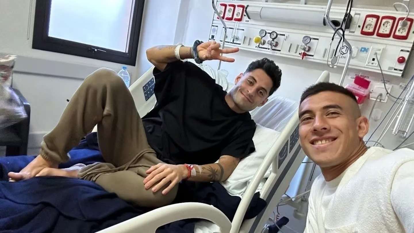 La primera foto de Javier Altamirano tras la convulsión y las buenas noticias: deja terapia y pasa a sala común